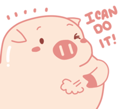 My Cute Lovely Pig in Confusion sticker #14753174