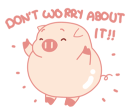 My Cute Lovely Pig in Confusion sticker #14753176