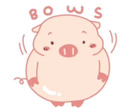 My Cute Lovely Pig in Confusion sticker #14753178