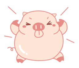 My Cute Lovely Pig in Confusion sticker #14753179