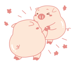 My Cute Lovely Pig in Confusion sticker #14753181