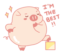 My Cute Lovely Pig in Confusion sticker #14753183