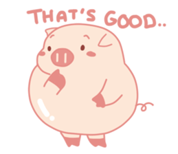 My Cute Lovely Pig in Confusion sticker #14753186
