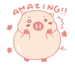 My Cute Lovely Pig in Confusion sticker #14753187