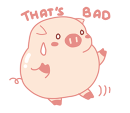 My Cute Lovely Pig in Confusion sticker #14753189