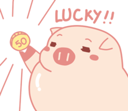 My Cute Lovely Pig in Confusion sticker #14753190