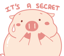 My Cute Lovely Pig in Confusion sticker #14753191