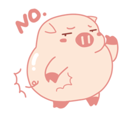 My Cute Lovely Pig in Confusion sticker #14753192
