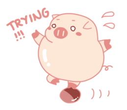 My Cute Lovely Pig in Confusion sticker #14753194