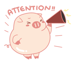 My Cute Lovely Pig in Confusion sticker #14753195