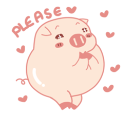 My Cute Lovely Pig in Confusion sticker #14753196