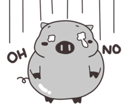 My Cute Lovely Pig in Confusion sticker #14753198