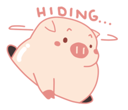 My Cute Lovely Pig in Confusion sticker #14753199