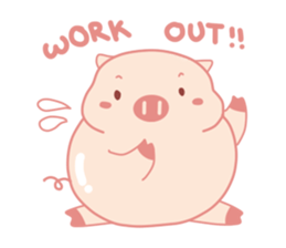My Cute Lovely Pig in Confusion sticker #14753201