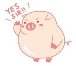 My Cute Lovely Pig in Confusion sticker #14753202
