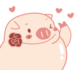 My Cute Lovely Pig in Confusion sticker #14753204