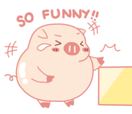 My Cute Lovely Pig in Confusion sticker #14753205