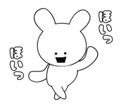 DANCING RABBIT STICKER sticker #14753551