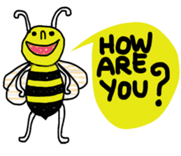 Busy Bee in January sticker #14753983