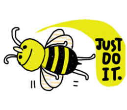 Busy Bee in January sticker #14753984