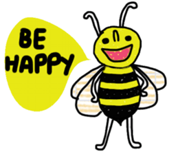 Busy Bee in January sticker #14753985