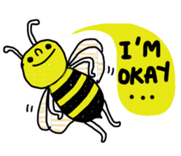 Busy Bee in January sticker #14753986