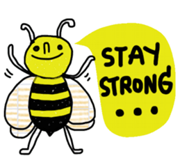 Busy Bee in January sticker #14753988