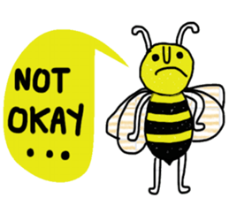 Busy Bee in January sticker #14753991