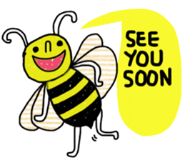 Busy Bee in January sticker #14753998