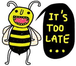 Busy Bee in January sticker #14754005