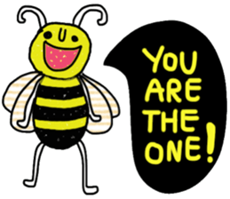 Busy Bee in January sticker #14754006