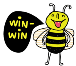 Busy Bee in January sticker #14754013