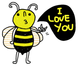 Busy Bee in January sticker #14754018