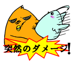 Bird without obedient attractiveness sticker #14754489