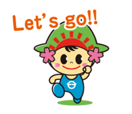 Hinode-machi Image Character Hinode chan sticker #14754568