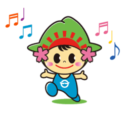 Hinode-machi Image Character Hinode chan sticker #14754578