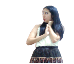 That girl is surang sticker #14755406