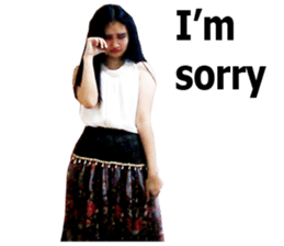 That girl is surang sticker #14755410