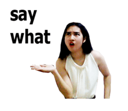 That girl is surang sticker #14755412