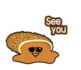 Curry bread Speak sticker #14755604