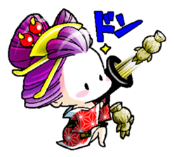 Japanese Oiran stickers "NAOMI" sticker #14755676