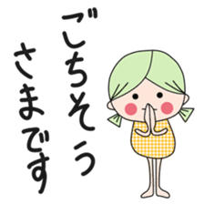 Honorific cute girl(2 sticker #14755904