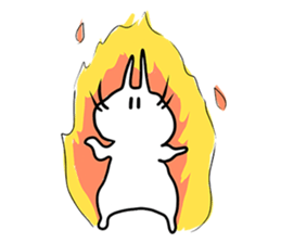 Rabbit and Acorn sticker #14756895