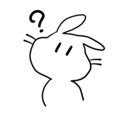 Rabbit and Acorn sticker #14756896