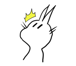 Rabbit and Acorn sticker #14756909