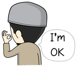 Mr. Bang Muslim Man sticker #14756971