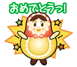 matryoshka-girl sticker #14758694