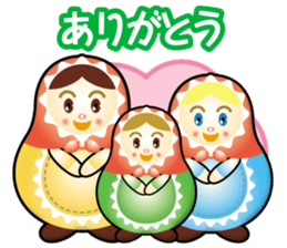 matryoshka-girl sticker #14758699
