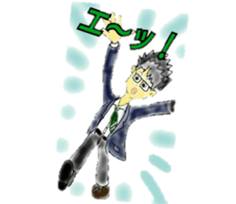 Good Luck!Salaryman Mr.Megane 2 sticker #14758724