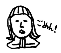 Funny girl abtm sticker #14758895
